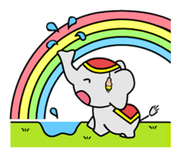 Elephant from Land of smile Thailand sticker #6045343
