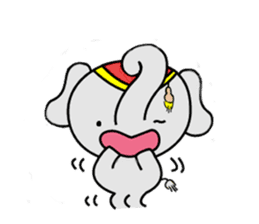 Elephant from Land of smile Thailand sticker #6045345