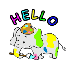 Elephant from Land of smile Thailand sticker #6045358