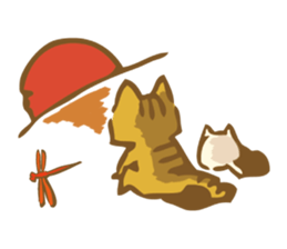 Chanosuke in autumn sticker #6045400