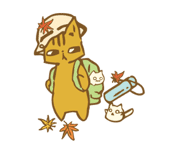 Chanosuke in autumn sticker #6045406