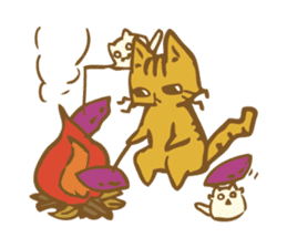 Chanosuke in autumn sticker #6045411