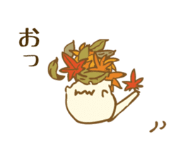 Chanosuke in autumn sticker #6045420