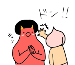 NEW taste Peach Boy sticker #6045510