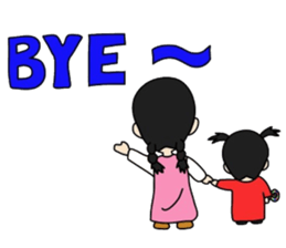 Big sister and Little sister sticker #6045608