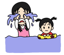 Big sister and Little sister sticker #6045609