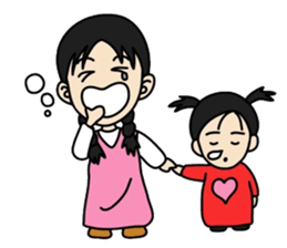 Big sister and Little sister sticker #6045617