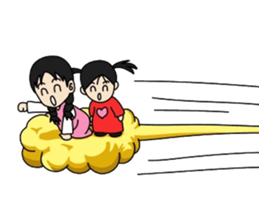 Big sister and Little sister sticker #6045619