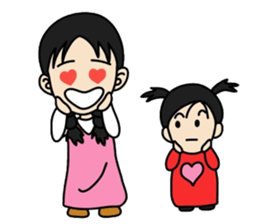 Big sister and Little sister sticker #6045621