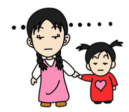 Big sister and Little sister sticker #6045624