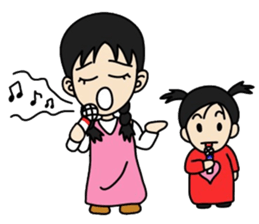 Big sister and Little sister sticker #6045632