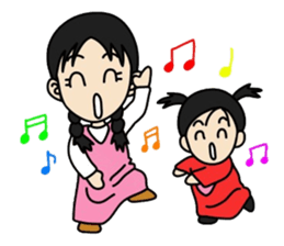 Big sister and Little sister sticker #6045633