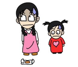 Big sister and Little sister sticker #6045634