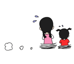 Big sister and Little sister sticker #6045635