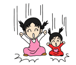 Big sister and Little sister sticker #6045636