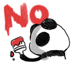 PANDI! Who Wanner be Panda. sticker #6046218