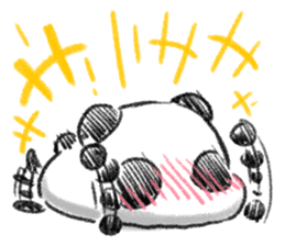 PANDI! Who Wanner be Panda. sticker #6046222