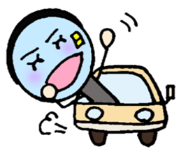 With a magnifying glass 4 item friend sticker #6046379