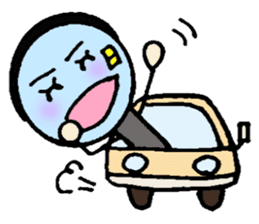 With a magnifying glass 4 item friend sticker #6046379