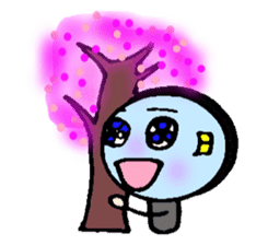 With a magnifying glass 4 item friend sticker #6046387