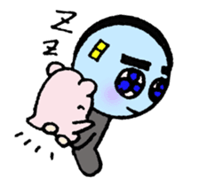 With a magnifying glass 4 item friend sticker #6046399