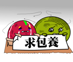 The interesting fruits sticker #6046407