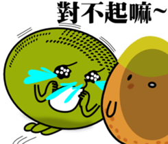 The interesting fruits sticker #6046430