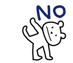 Polar bear love volleyball. sticker #6047050