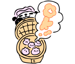 Mr.panda of Taiwanese studying  diary. sticker #6047245