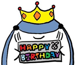 Chubby Shark and His Friend Cute Bunny sticker #6047295