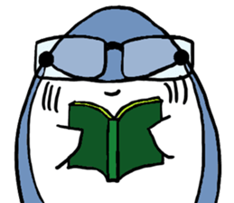 Chubby Shark and His Friend Cute Bunny sticker #6047299