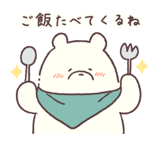 Conversation stop bear sticker #6047646