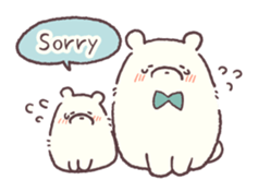 Conversation stop bear sticker #6047672