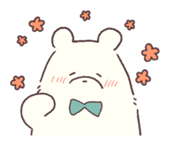 Conversation stop bear sticker #6047676