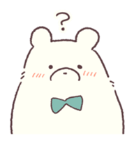 Conversation stop bear sticker #6047677