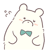 Conversation stop bear sticker #6047678