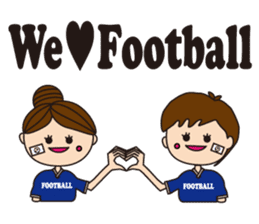 Let's enjoy women's football sticker #6047680