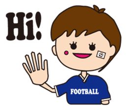 Let's enjoy women's football sticker #6047682