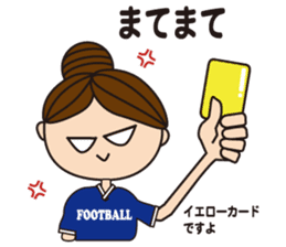 Let's enjoy women's football sticker #6047700