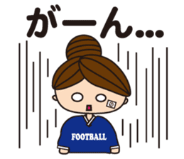 Let's enjoy women's football sticker #6047706