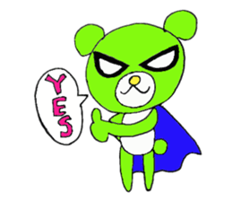 Mask bears sticker #6047921