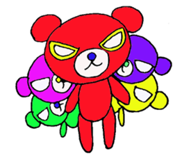 Mask bears sticker #6047947