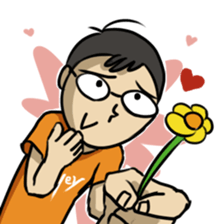 HAHA Glassesking again! sticker #6048160