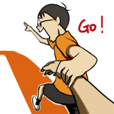 HAHA Glassesking again! sticker #6048161