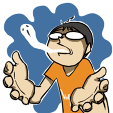 HAHA Glassesking again! sticker #6048164