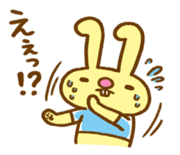 Talk with rabbit sticker #6050006