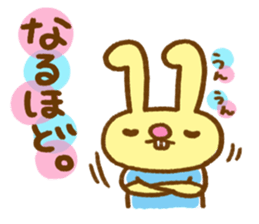 Talk with rabbit sticker #6050026
