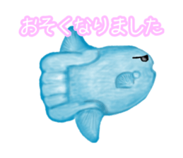 Draw the aquarium with colored pencil 1 sticker #6050143