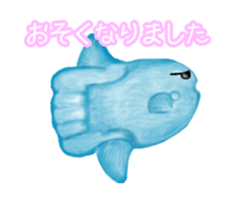 Draw the aquarium with colored pencil 1 sticker #6050143
