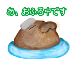 Draw the aquarium with colored pencil 1 sticker #6050145